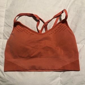 Target seamless sports bra. Size medium. Orange color.